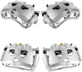 FRONT + REAR [4] Premium Grade Semi-Loaded Caliper Assembly Set Kit H526