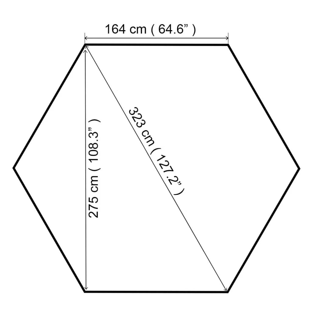 Beige Steel Frame Garden Canopy Tent Sun Shelter P2596