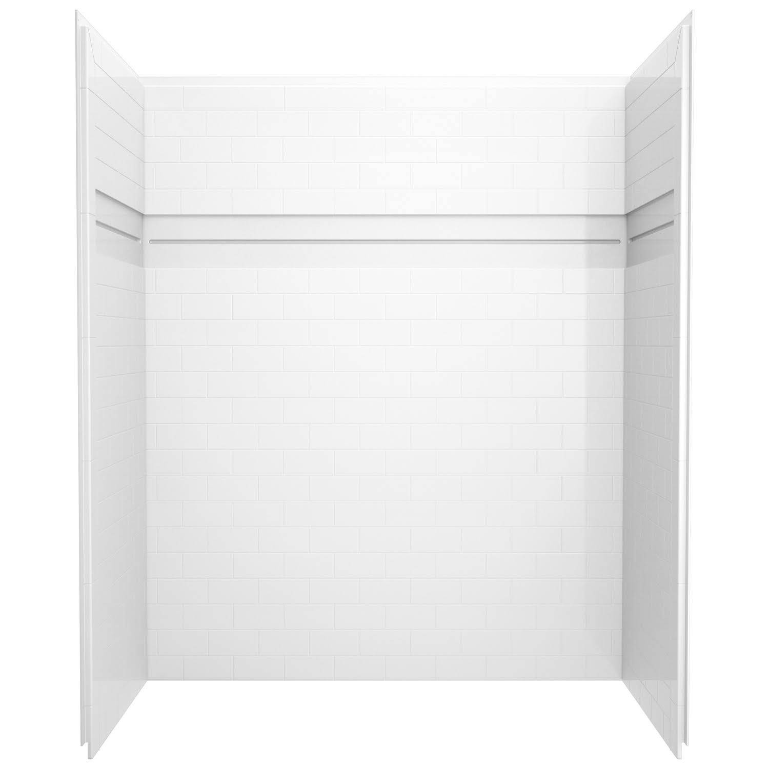 White Shower Wall Set E714839