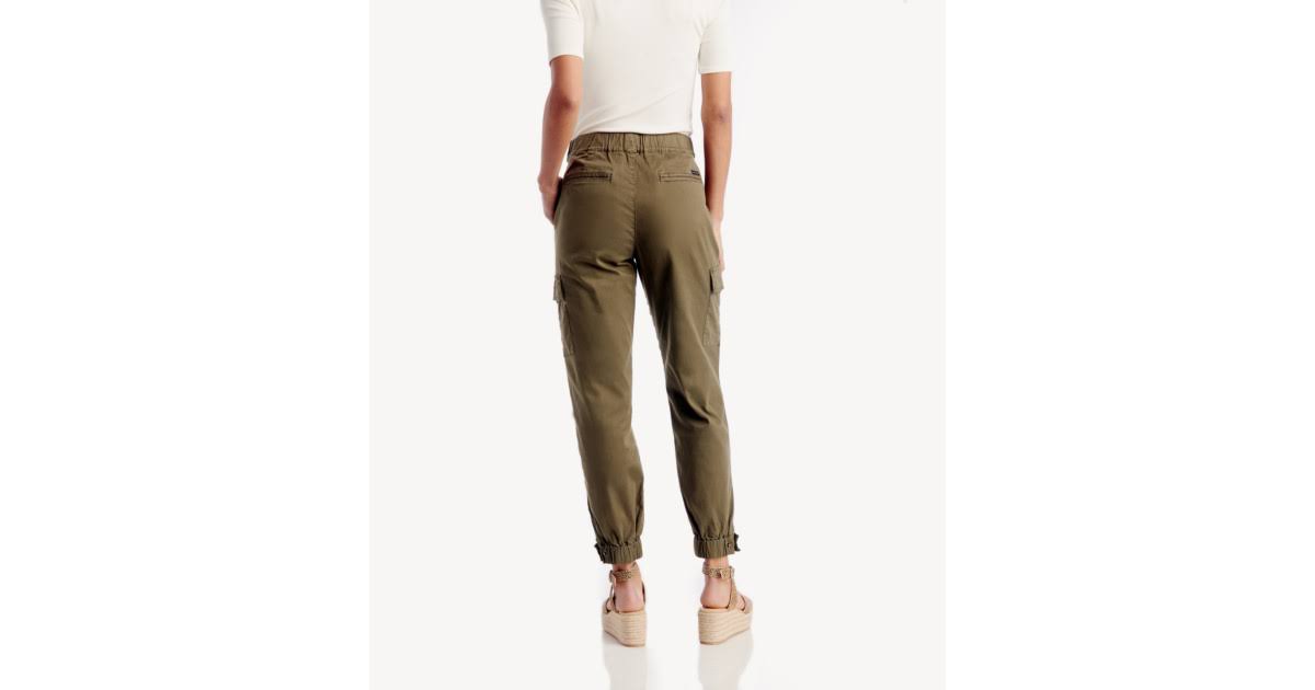 Green Women's Cargo Pants I370479