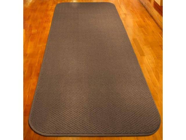 Toffee Brown Skid-Resistant Carpet Runner, 20 ft. x 27 in. U943961