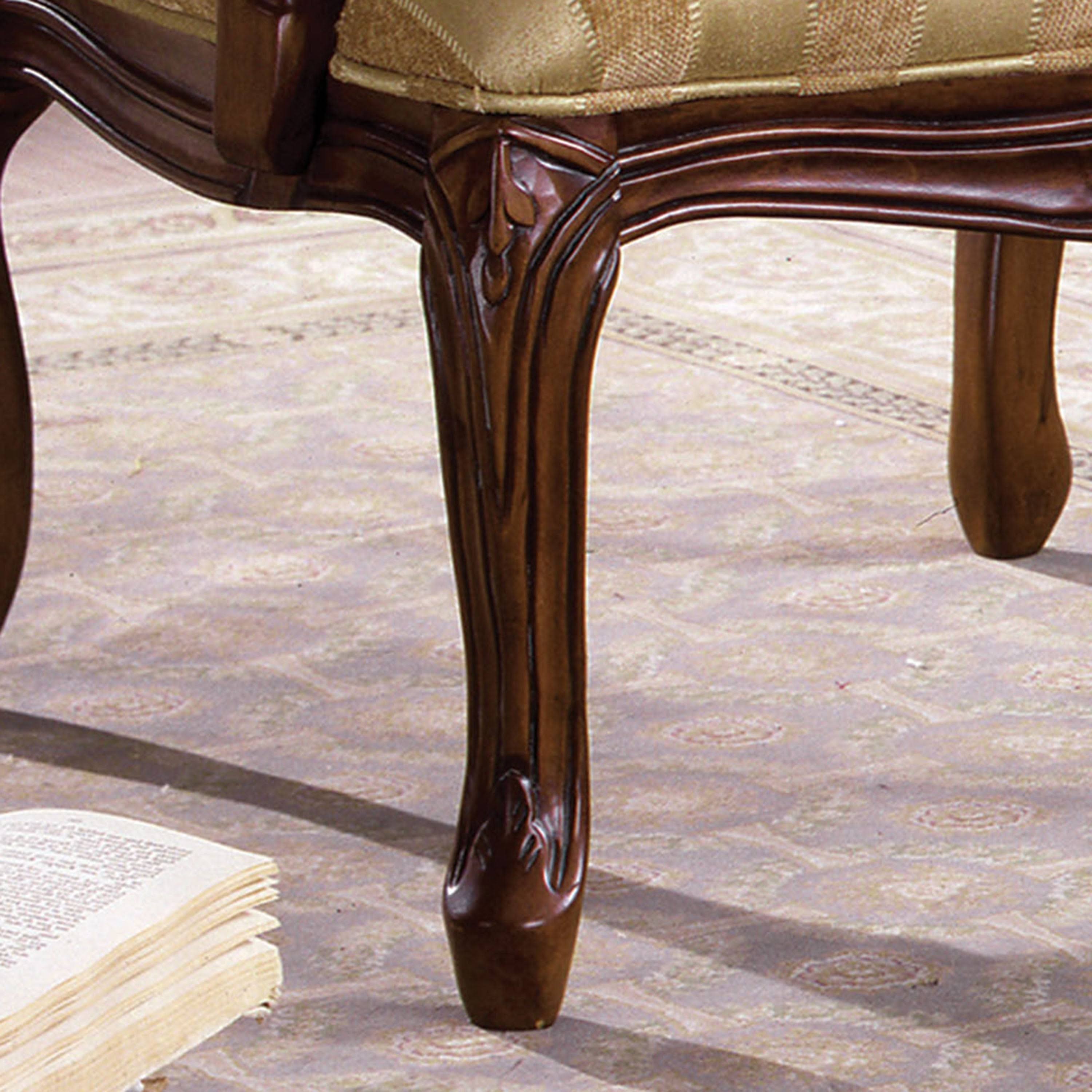 Antique Oak Accent Chair A39698