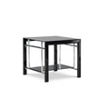Black Metal End Table X726616