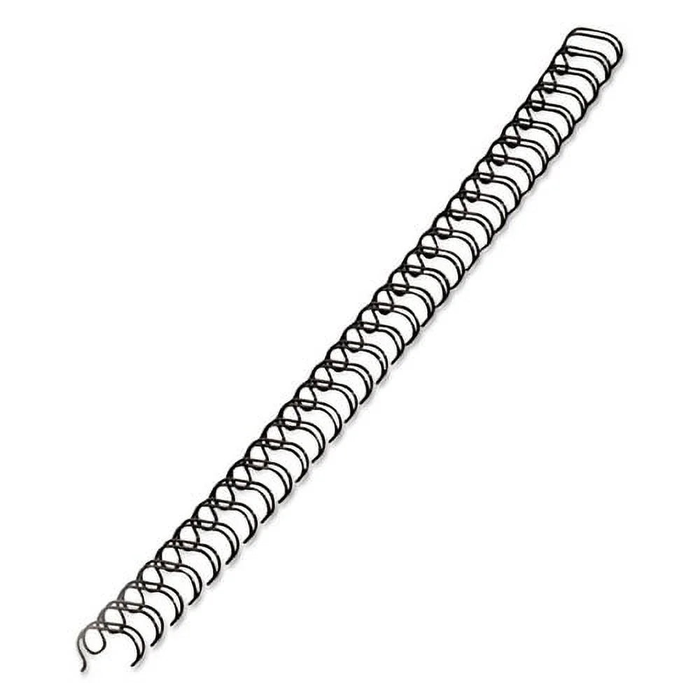 Black Wire Bindings, 1/4" Diameter, 35 Sheet Capacity, 25/pack K945