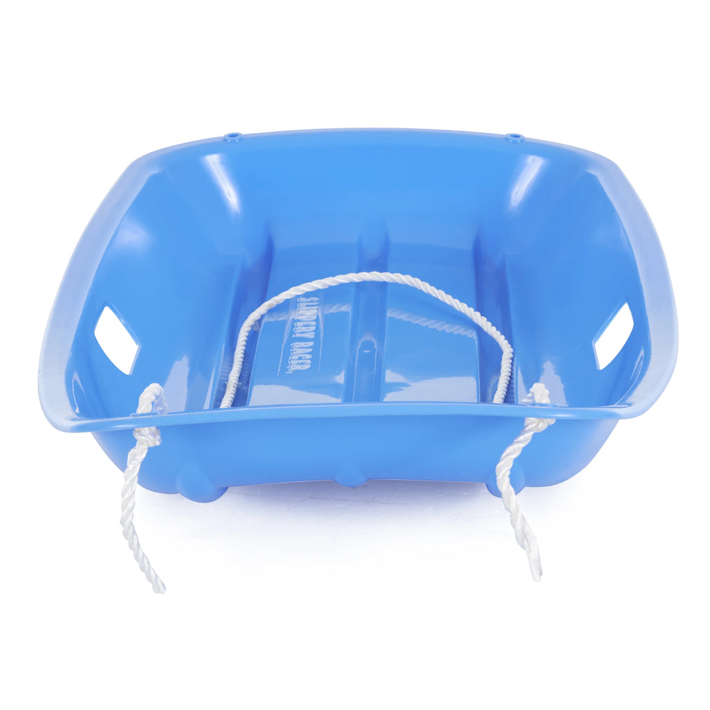 Blue Plastic Toboggan Snow Sled (2 Pack) M51631
