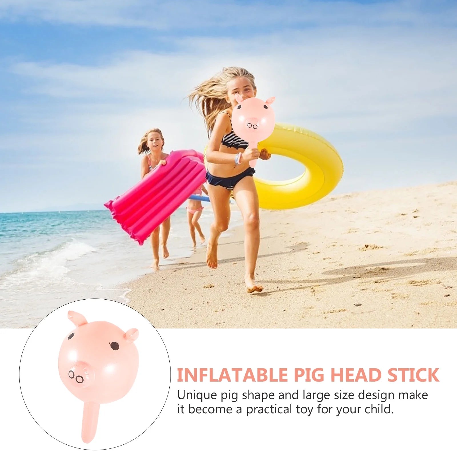 15 Pcs PVC Inflatable Hammer Toys Party Props M665