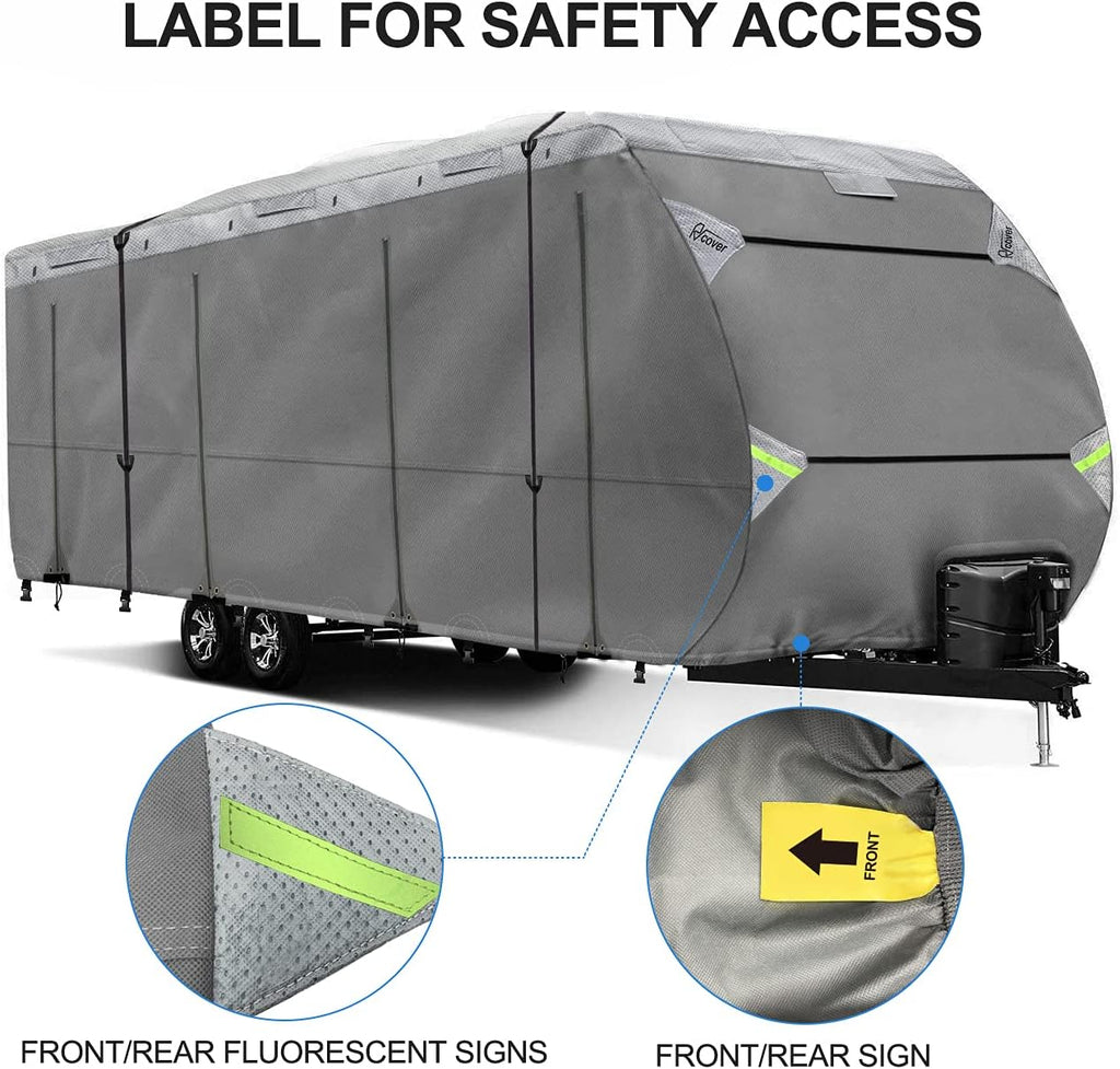 18-20 Non-Woven Fabric Waterproof RV Cover U2327