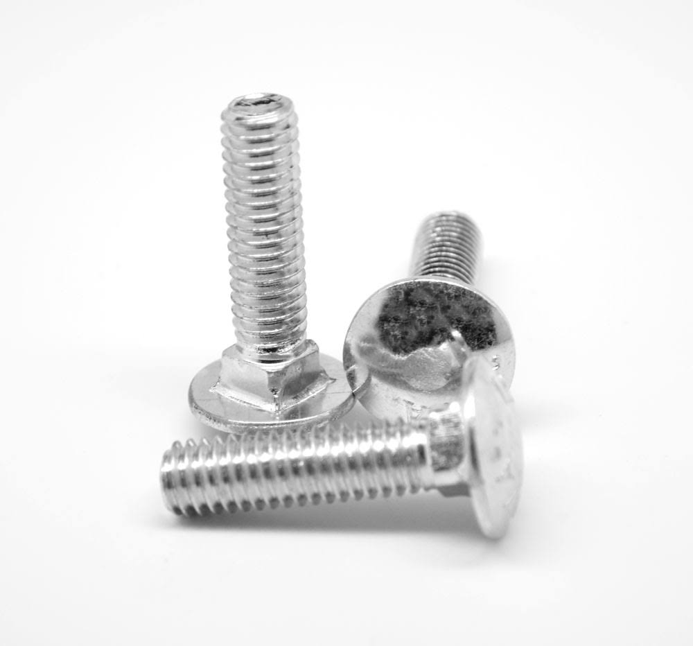 1/2x22-13 x 1 1/4x22 Coarse Thread Carriage Bolt Stainless Steel 18-8 Pk 100 G2504
