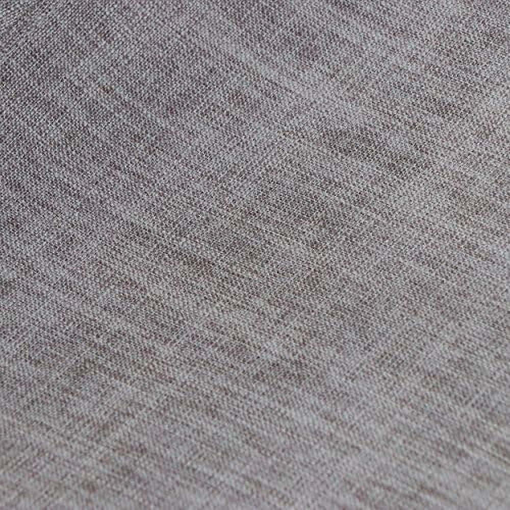 Light Grey Fabric Dining Chairs with Dark Walnut Wood Legs (Set of 2) W316073