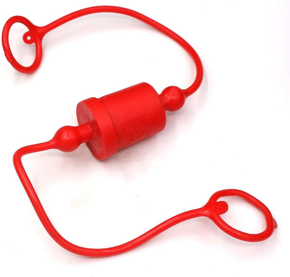 Red Hydraulic Quick Disconnects Dust Cap T47363