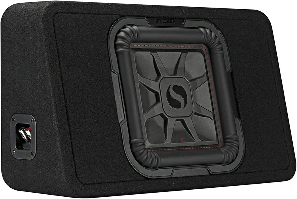 10 Inch 2 Ohm Car Audio Subwoofer Enclosure, Black W259