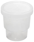 150mL/5oz Polypropylene Specimen Containers with Natural Cap (Pack of 500) P874561