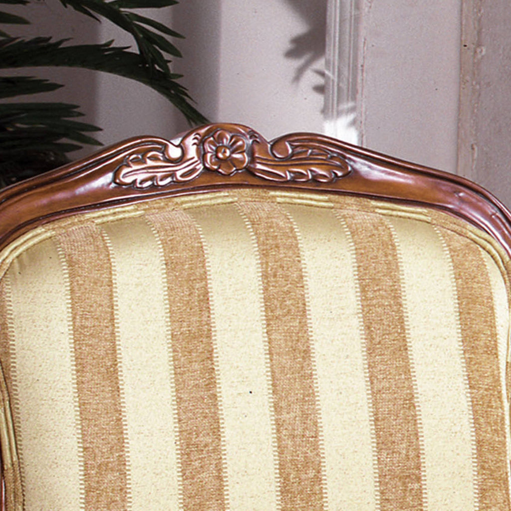 Antique Oak Accent Chair A39698
