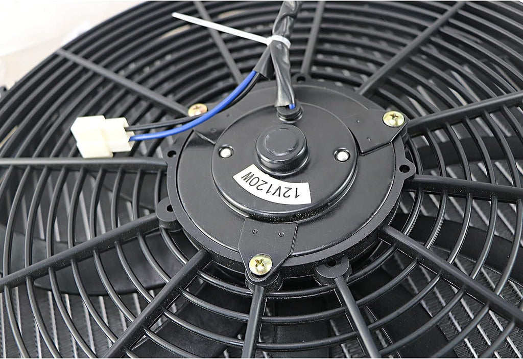 3 Row Radiator with Shroud Fan and Relay for Chevy Pickup Truck A736