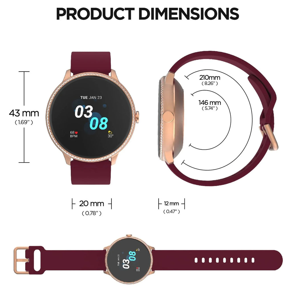 Blush 43mm Smart Watch & Fitness Tracker G282093