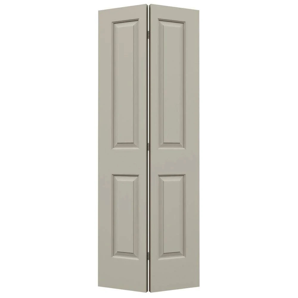 24 in. x 80 in. Desert Sand Painted Molded Composite MDF Closet Bi-Fold Door M796