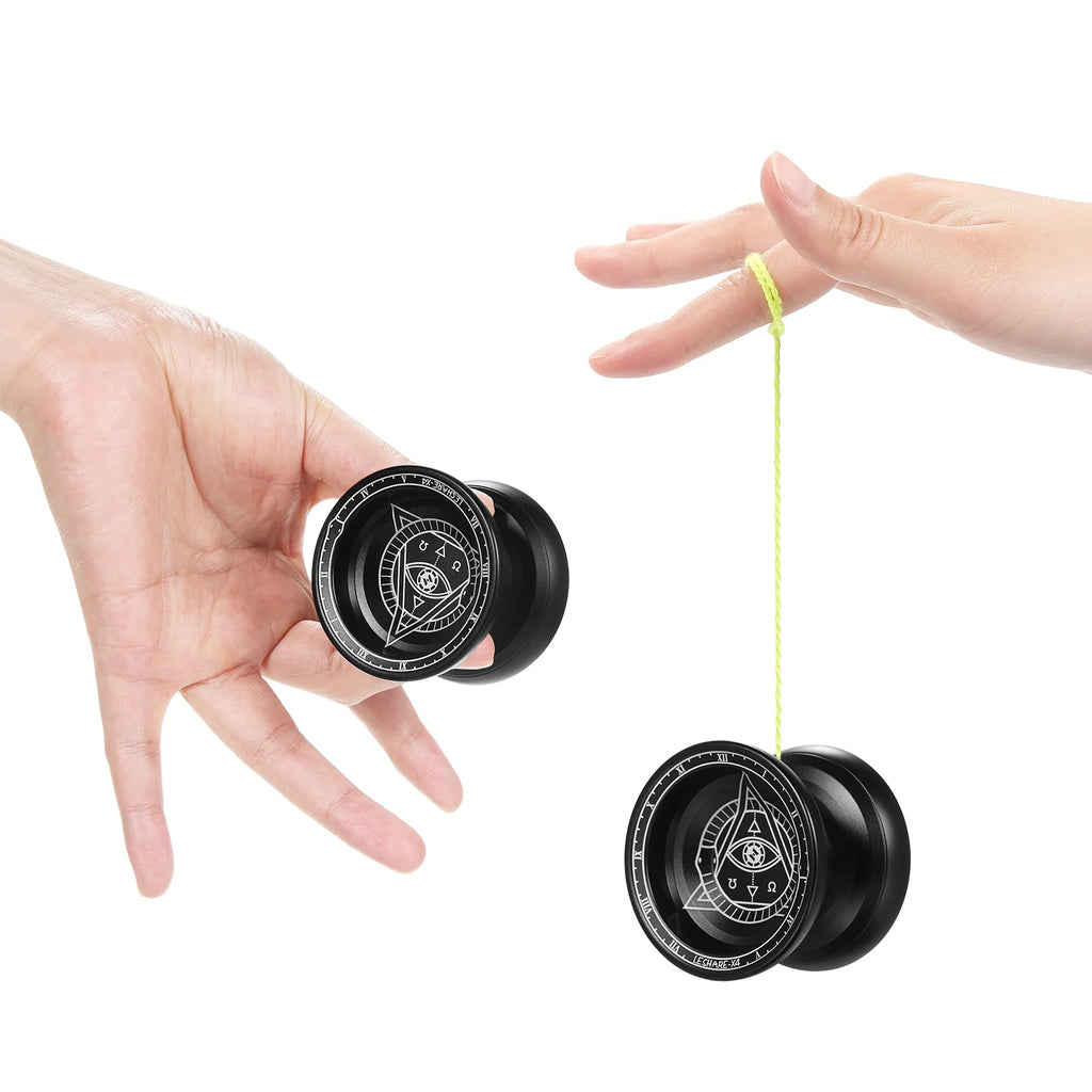 Aluminum Alloy Yoyo Ball with 5 Strings and User Manual E415