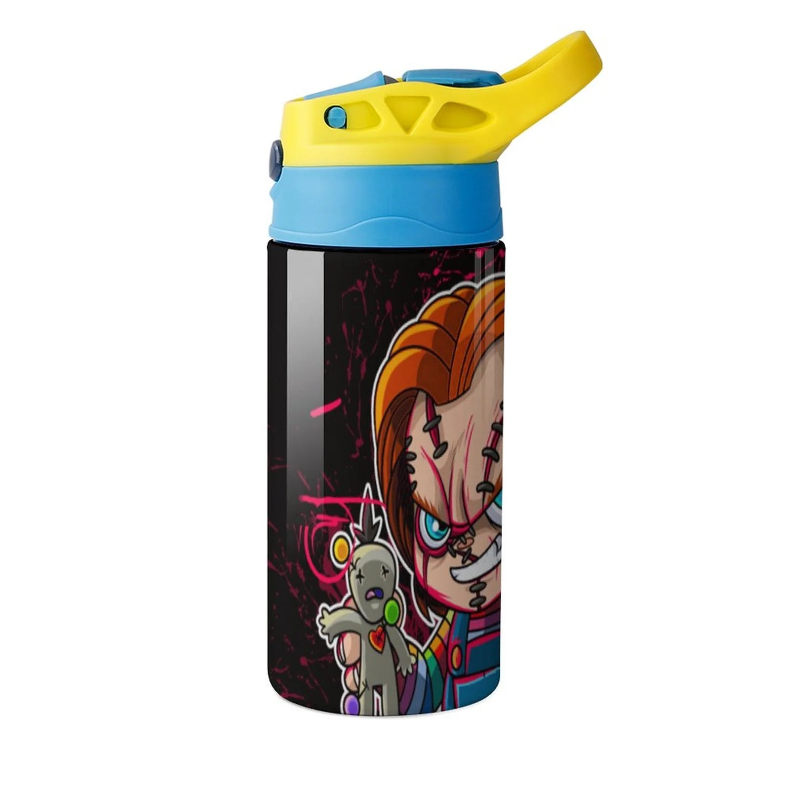Insulated Stainless Steel Water Bottle with Straw M54299