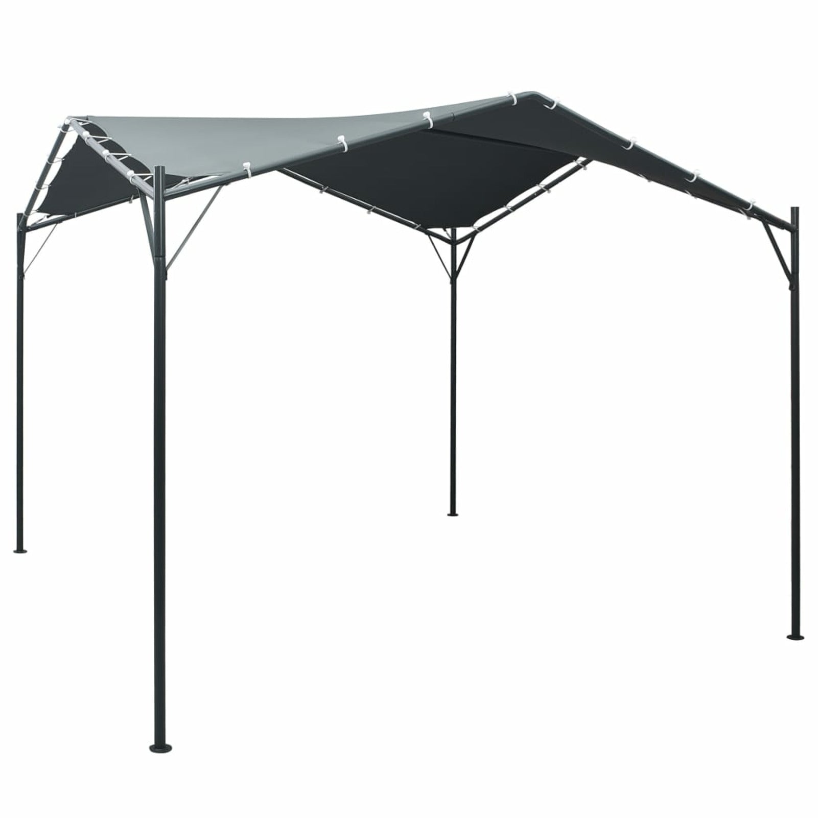 9.8ft x 9.8ft Steel Gazebo Tent Canopy U74381