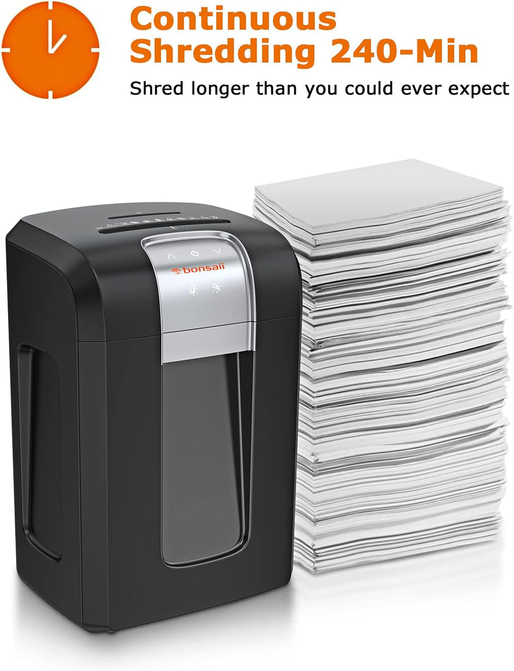 18 Sheet Cross-Cut Paper Shredder with Jam Proof System, Black Q305