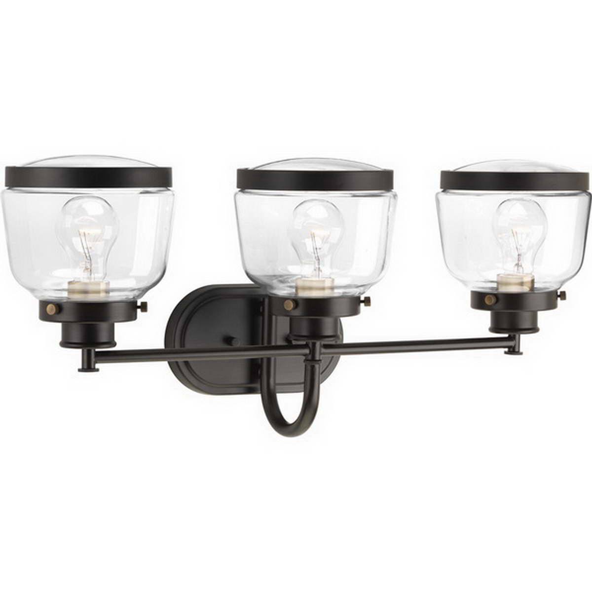 Antique Bronze Three-Light Bath W459