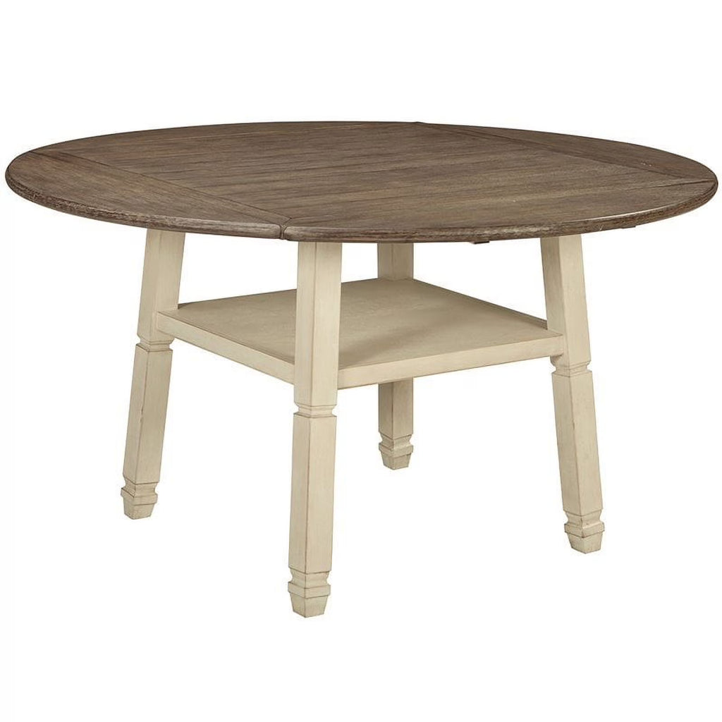 White Drop Leaf Counter Height Dining Table Z416440