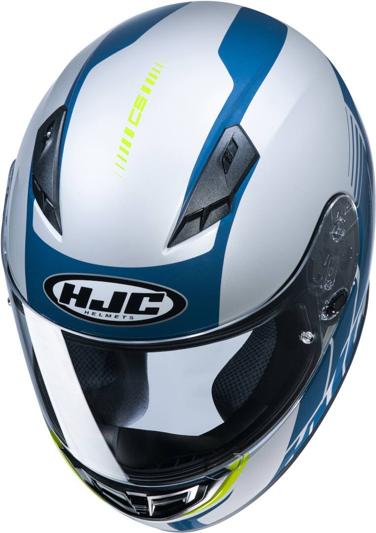 White-Blue Size S Helmet N394364
