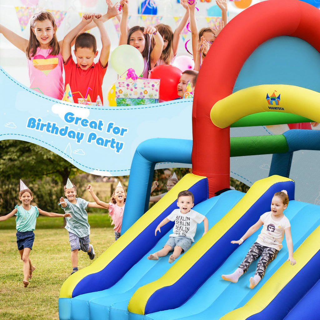 Inflatable Bounce House with Dual Slides R3704