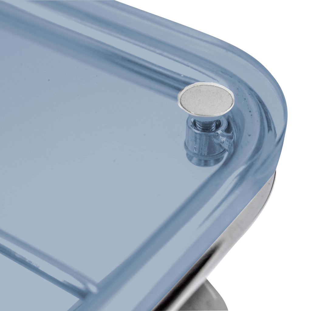 Victorian Blue Foldable End Side Table Tray N647