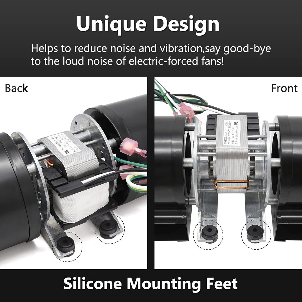 Fireplace Blower Fan Kit for Wood Stove Insert X88019
