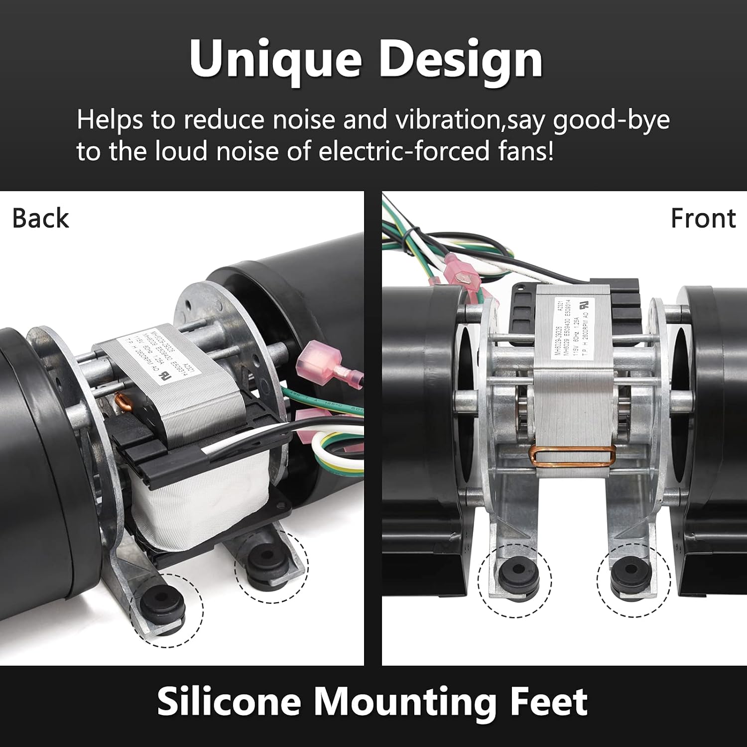 Fireplace Blower Fan Kit for Wood Stove Insert X88019