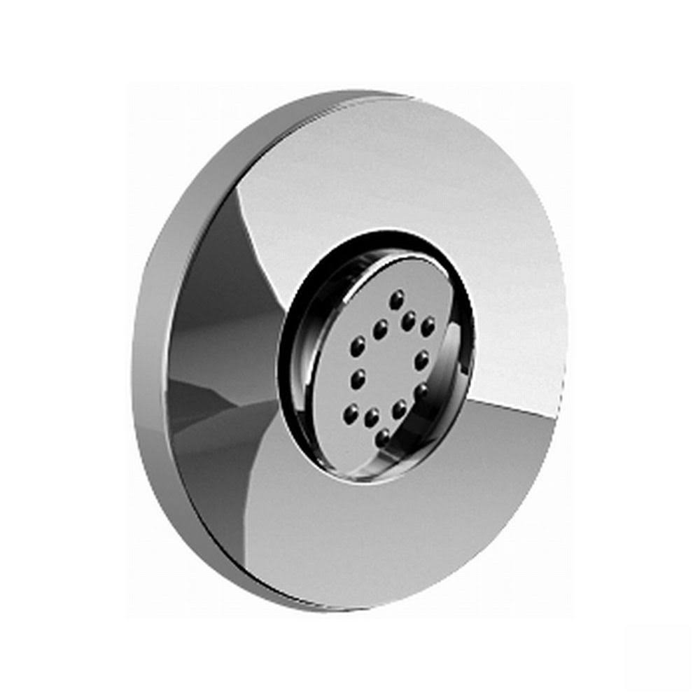 Architectural White Solid Brass Swivel Head Body Spray R6100