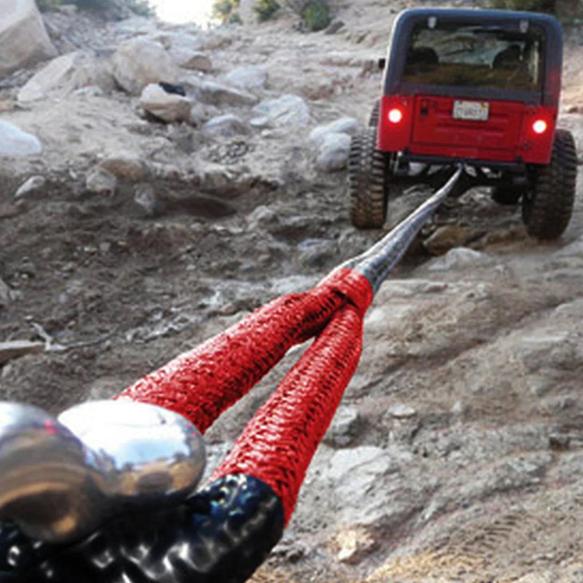 Red / Black 5/8 x 20 ft. Kinetic Recovery Rope F318238