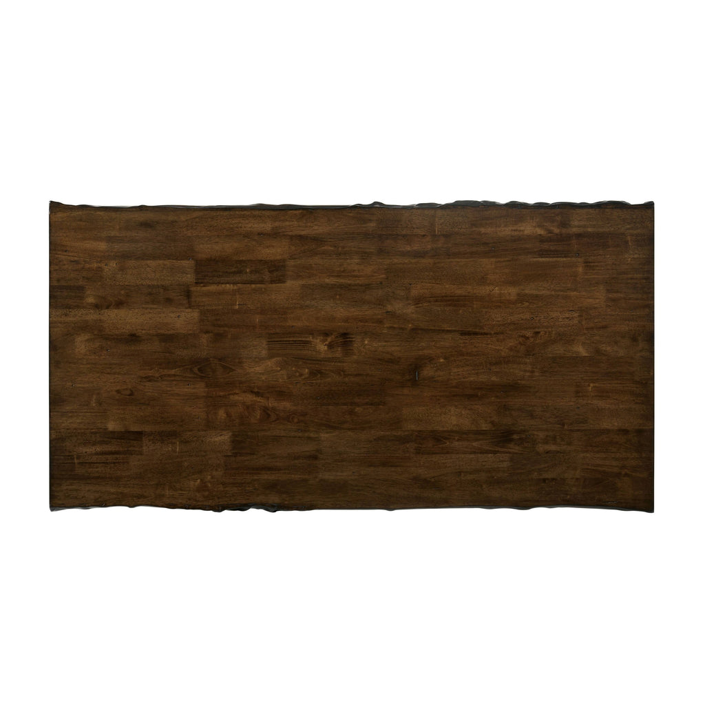 Rustic Walnut Live Edge 70-in Dining Table I112371