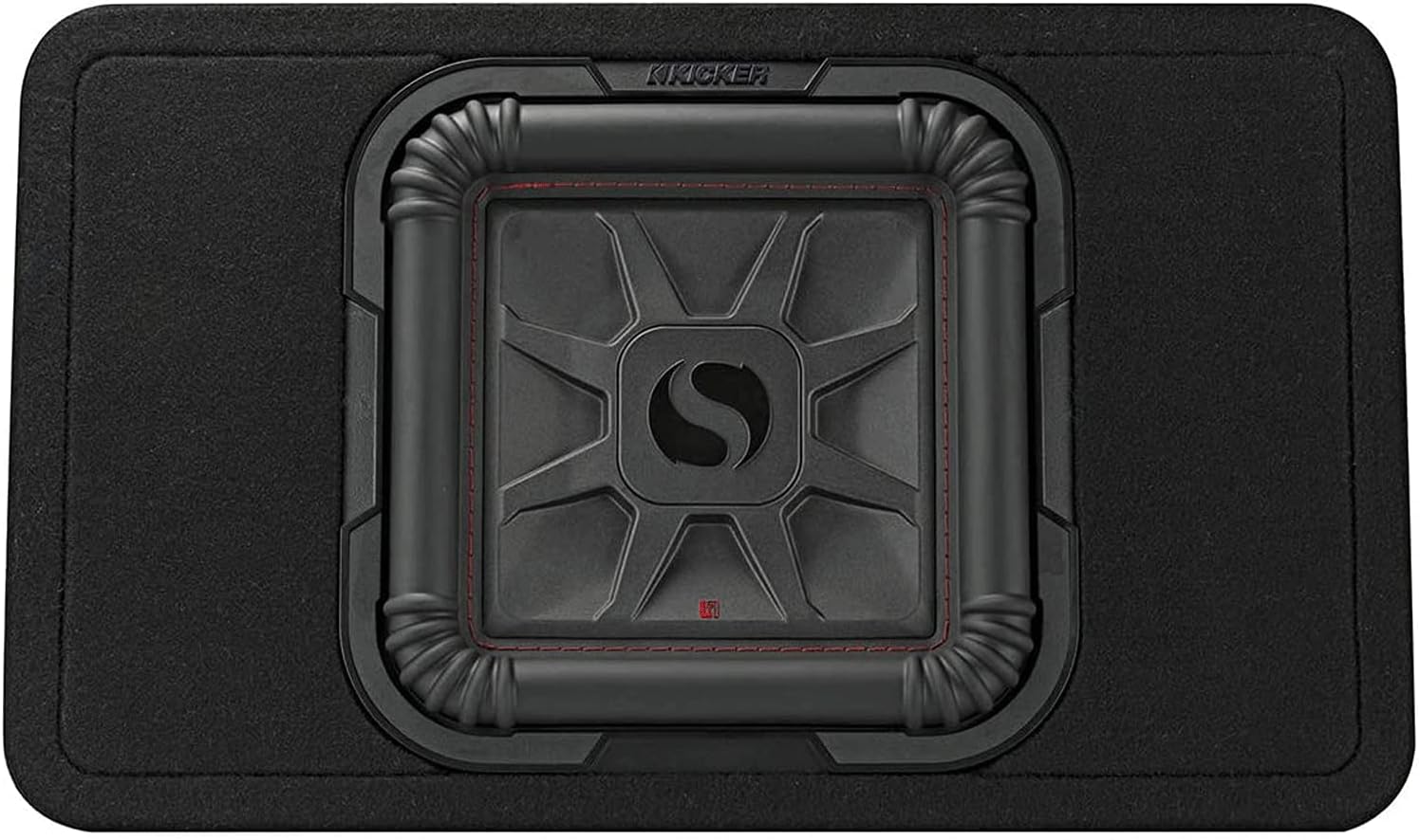 10 Inch 2 Ohm Car Audio Subwoofer Enclosure, Black W259