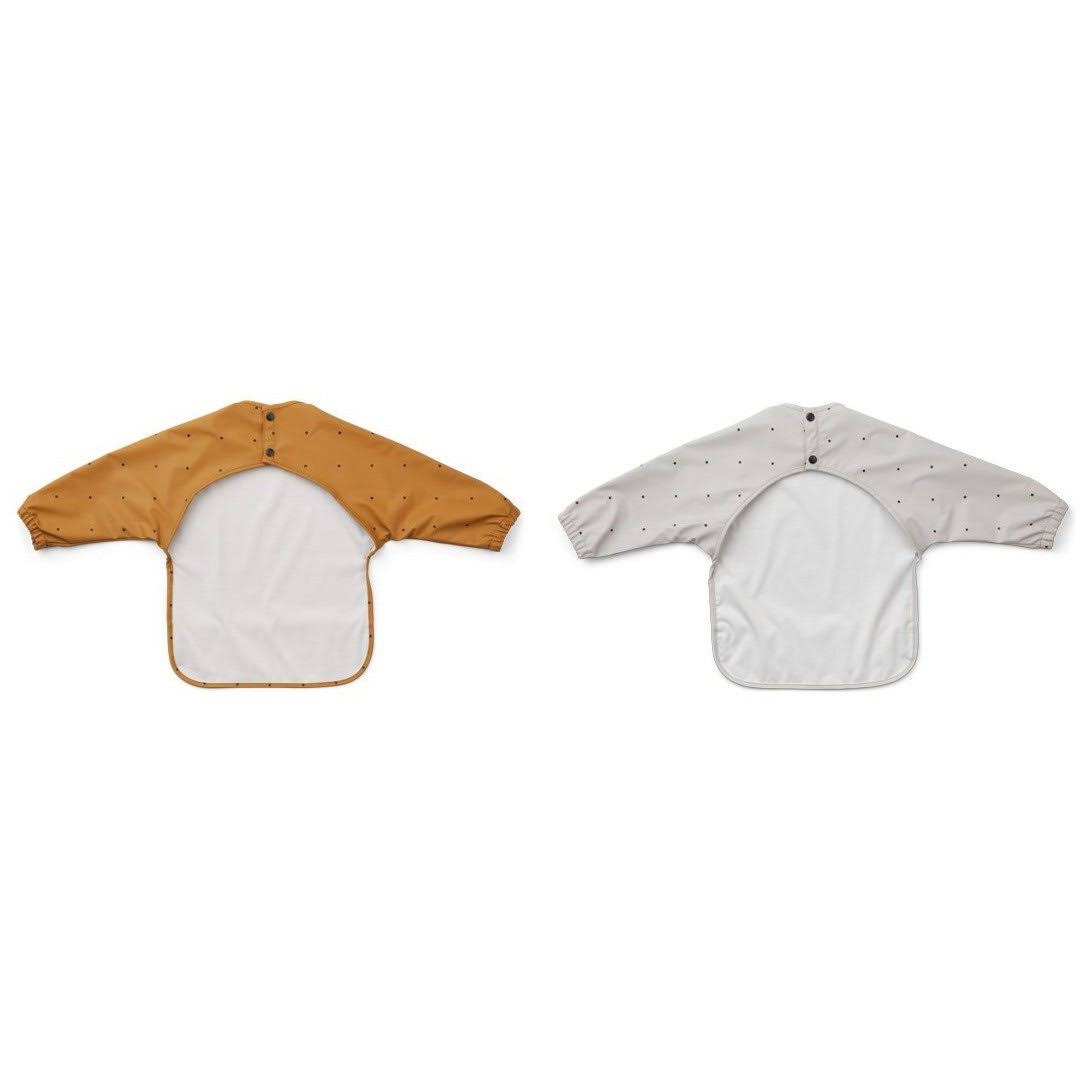 2-Pack Merle Cape Bibs Classic Dot One Size Grey B209252