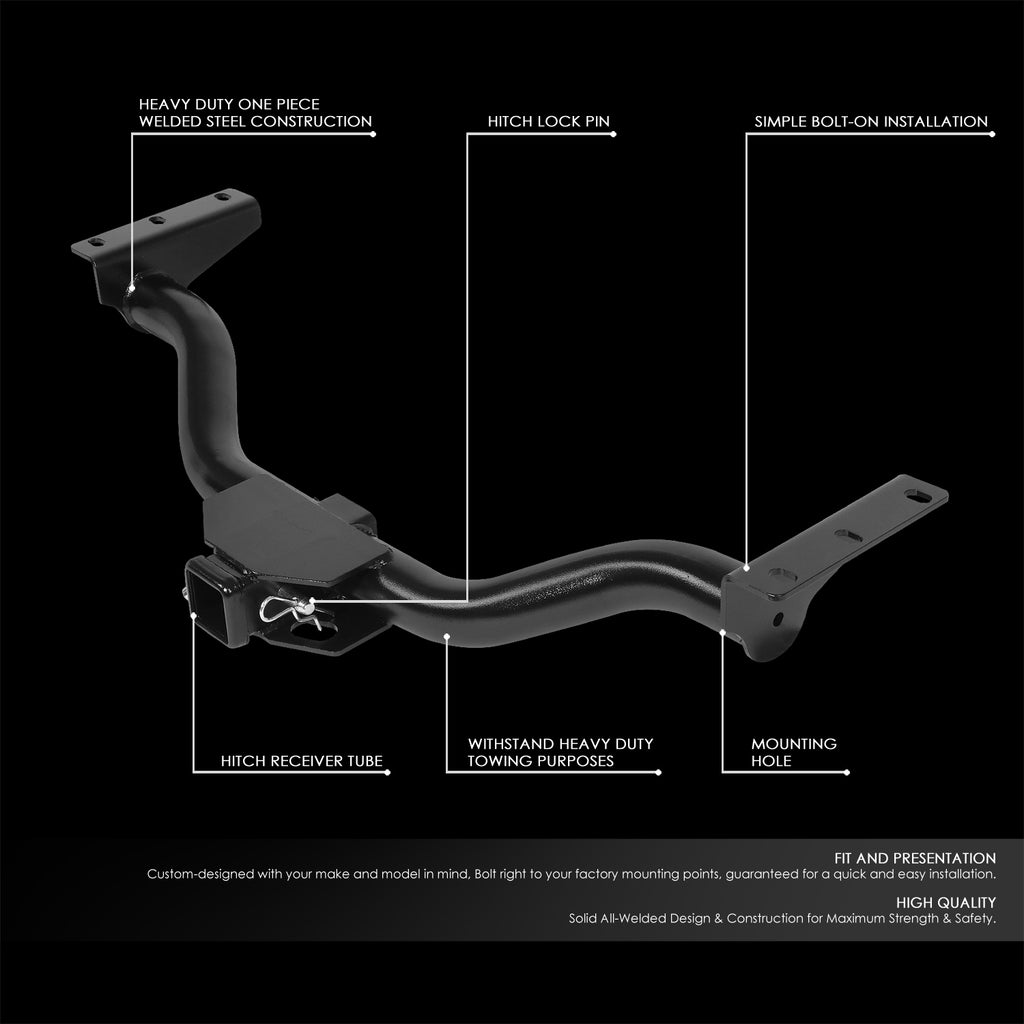 Class 3 Trailer Towing Hitch Receiver Replacement With Hitch Pin K5497