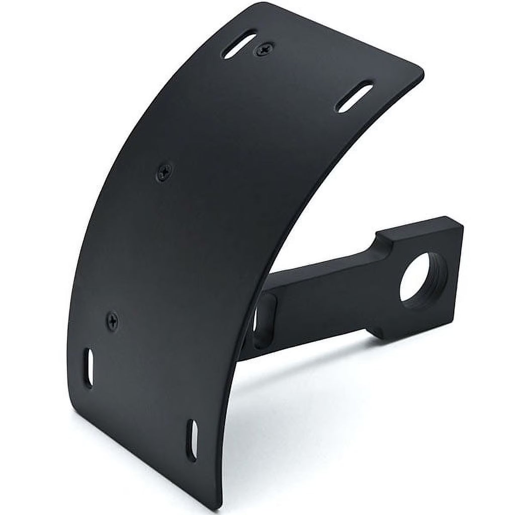 Black Vertical Axle Mount Motorcycle Plate Holder R4044