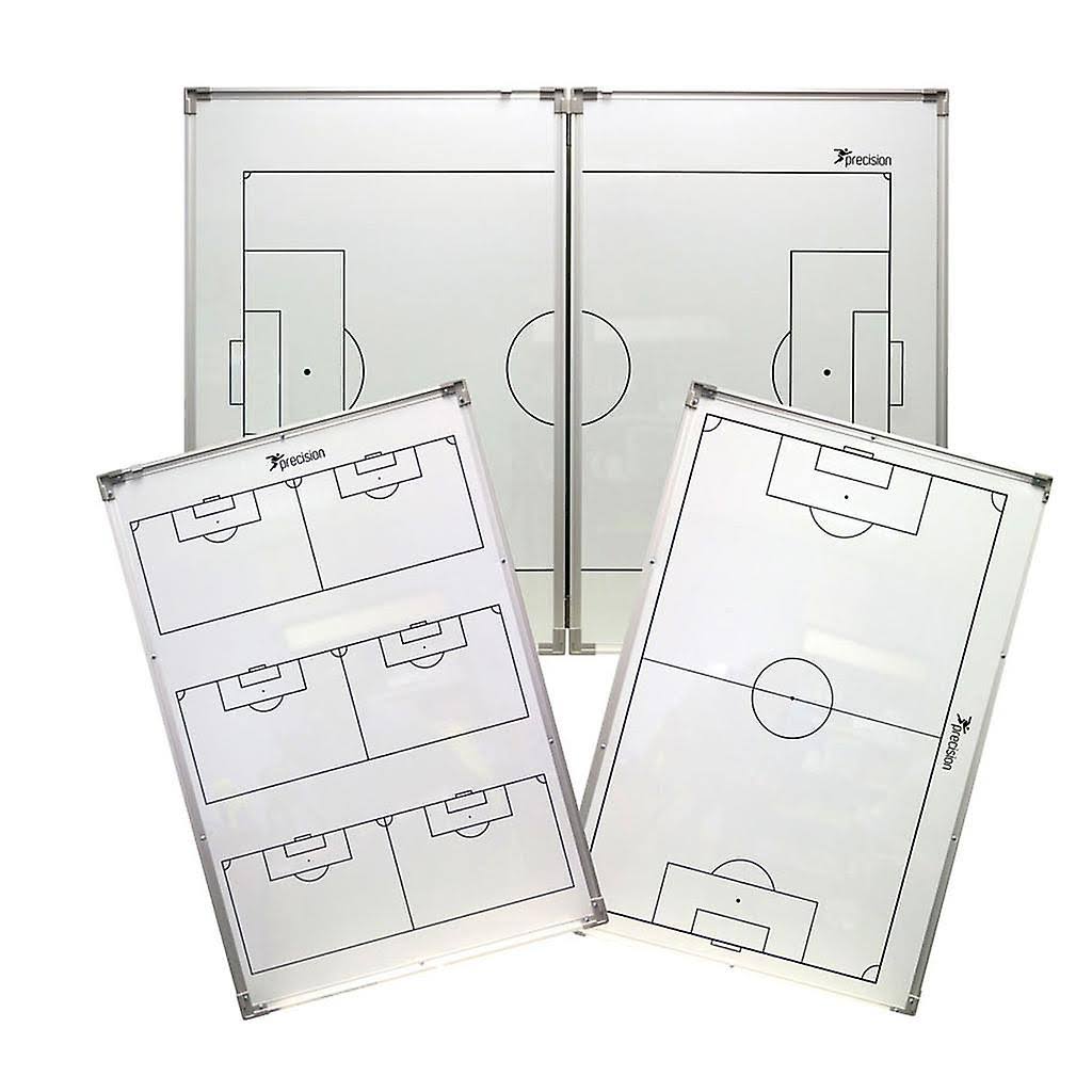 Foldable Double-Sided Tactics Board White/Grey/Black 90cm x 120cm Q523