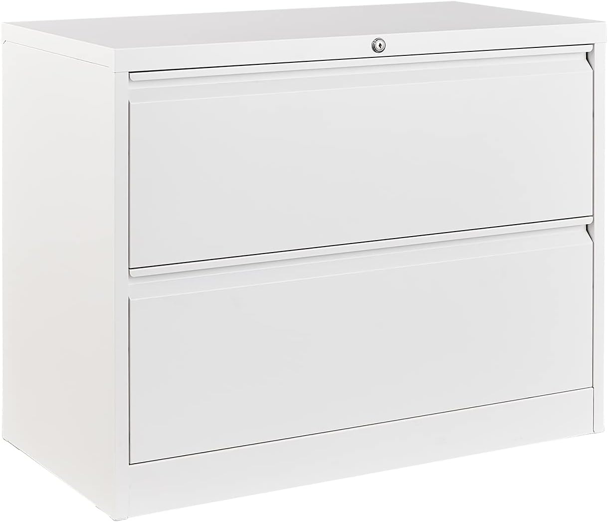 2 Drawer Metal Lateral File Cabinet with Lock M693