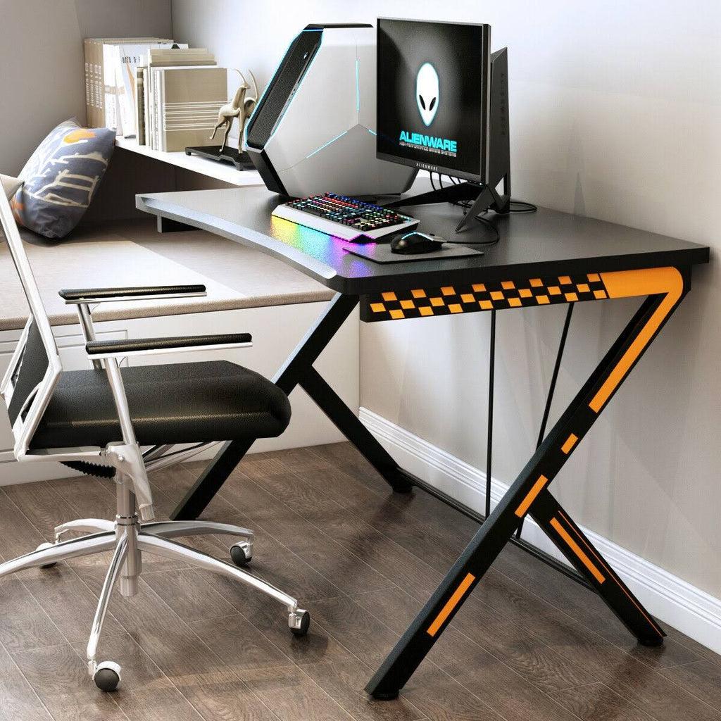 Black Ergonomic Gaming Desk O7302