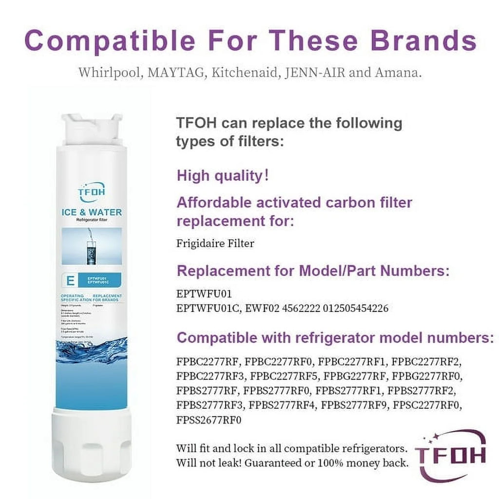 2 PACK Refrigerator Water Filter Replacement O156791