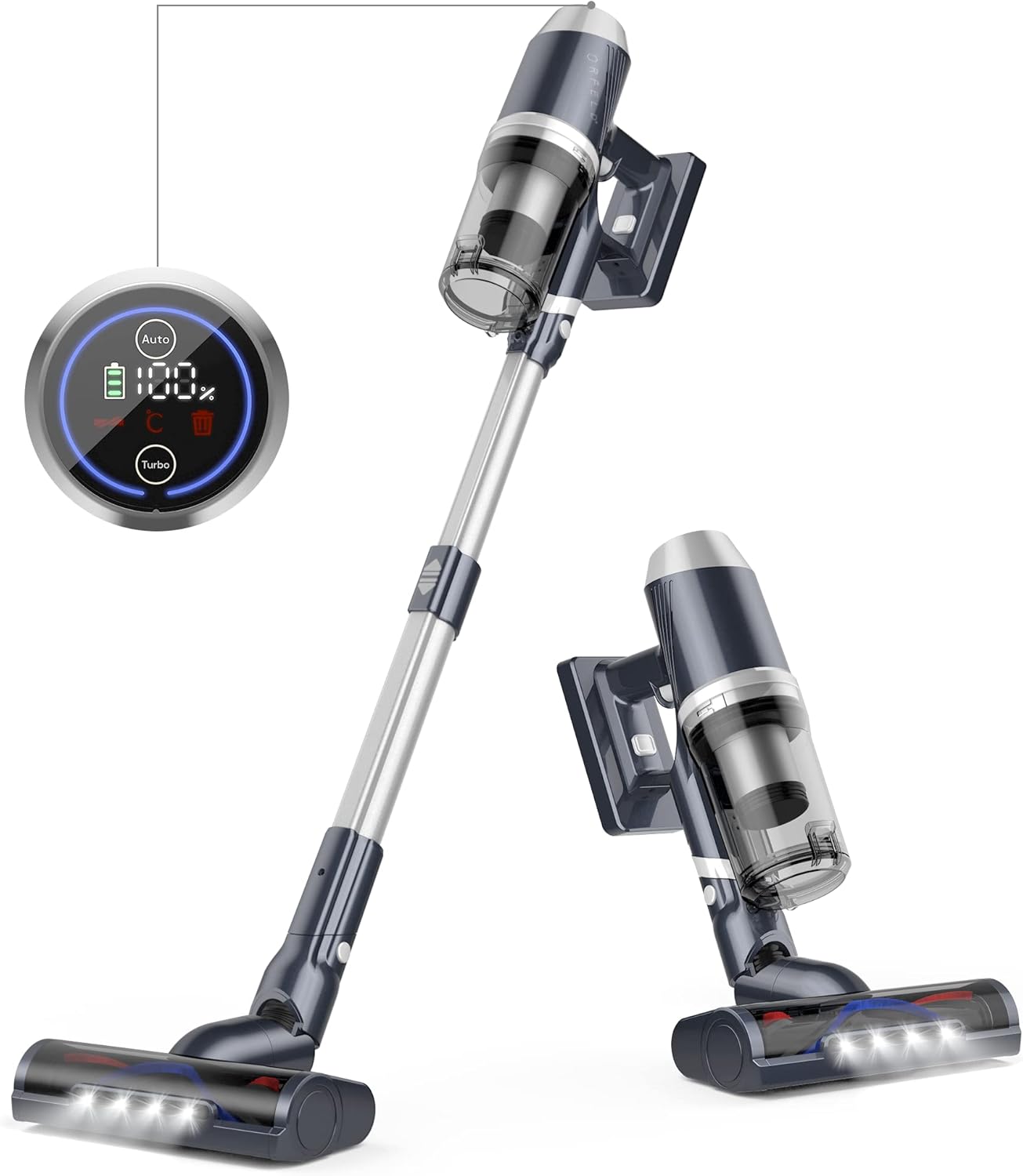 Cordless Vacuum Cleaner with LED Touch Screen Y786622