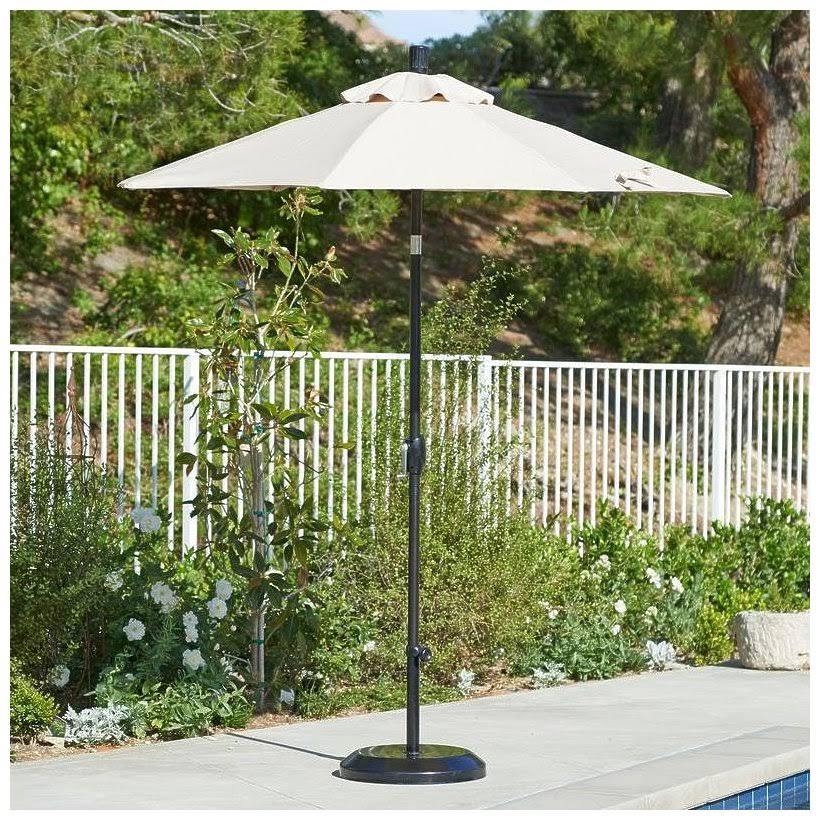 7.5 ft. Fiberglass Market Umbrella Collar Tilt I104