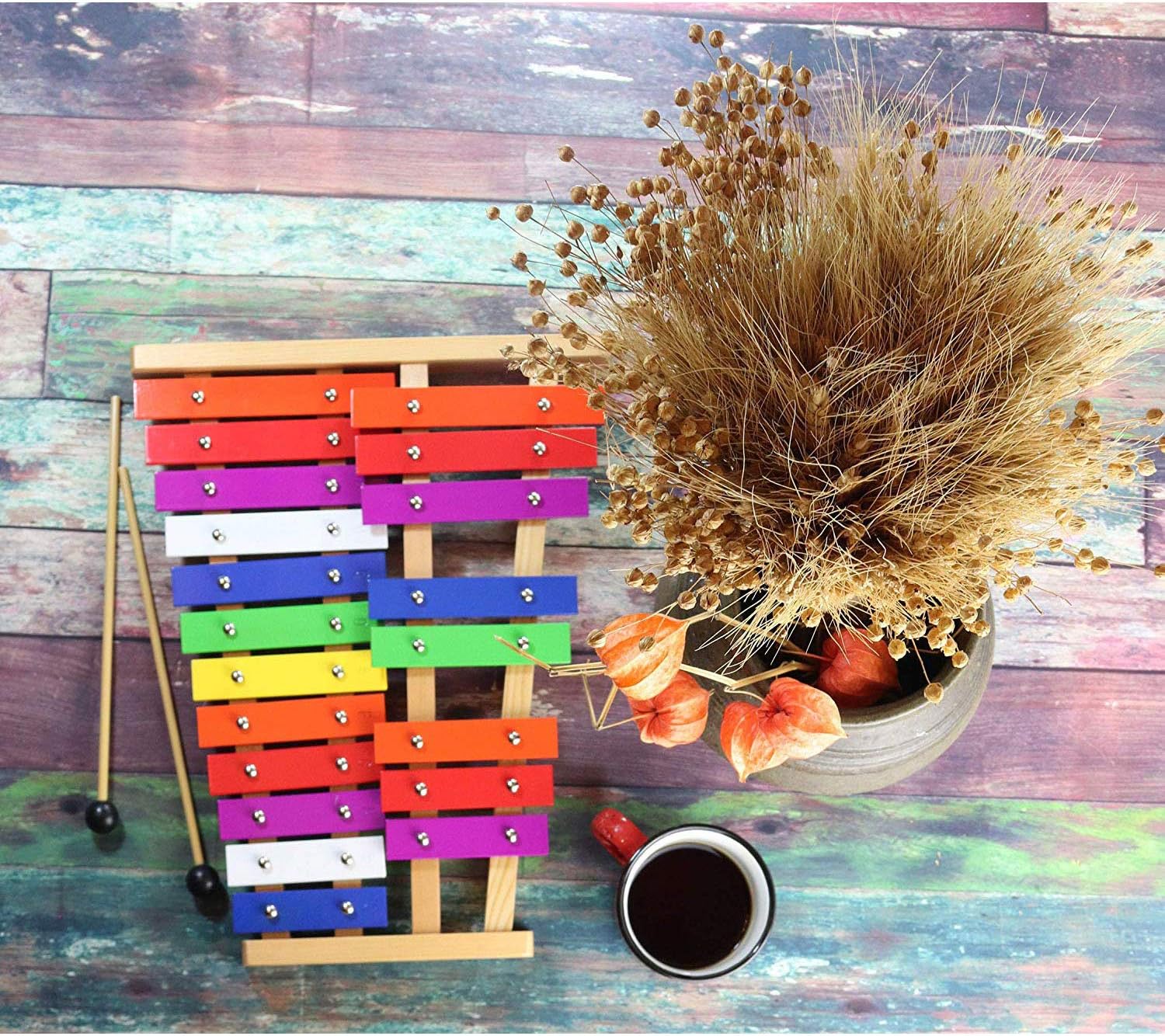 20 Note Chromatic Metal Glockenspiel with Sheet Music Cards K72910