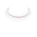 14K White Gold Freshwater Cultured Pearl Choker Necklace K9863