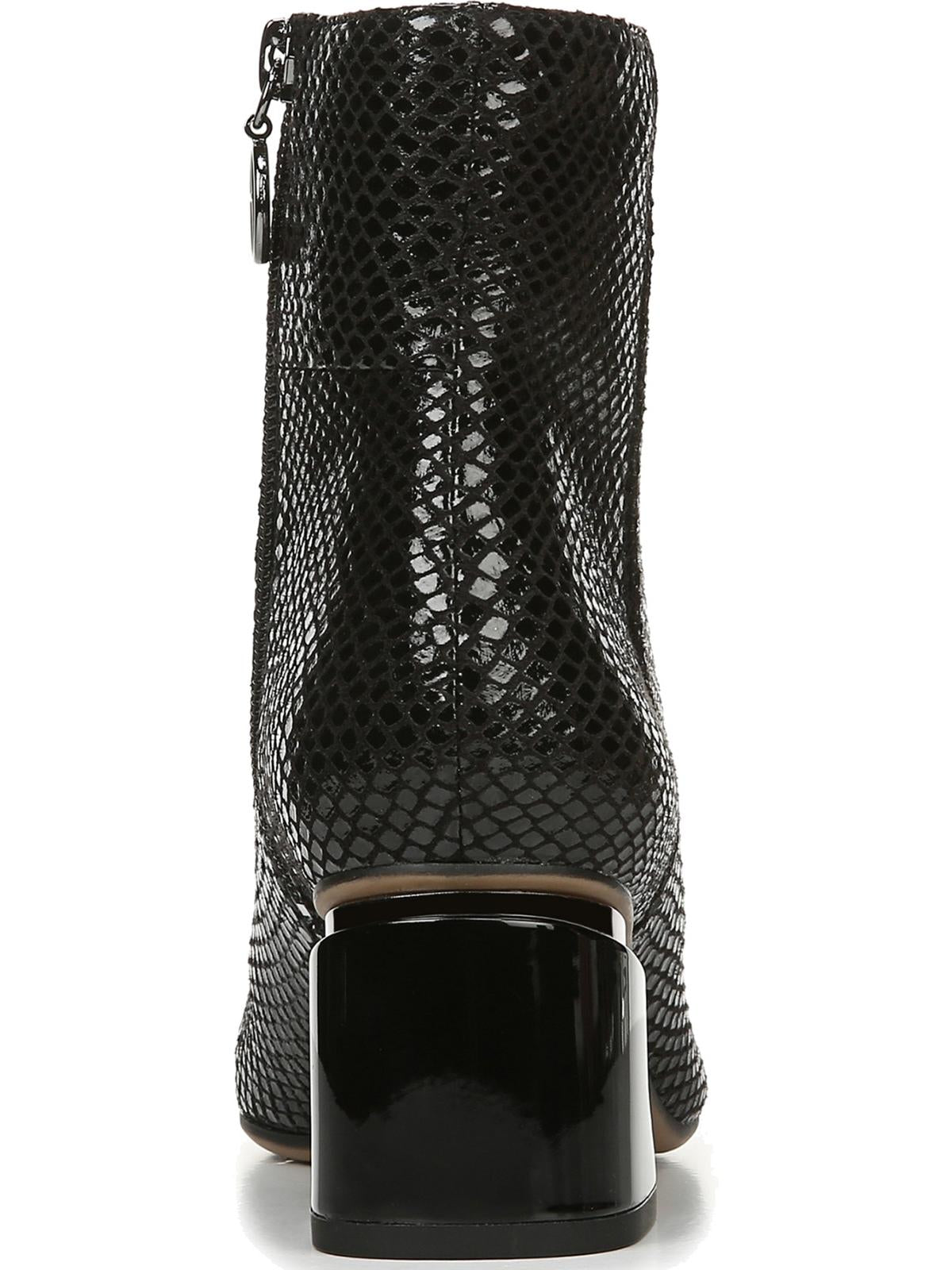 Leather Block Heel Ankle Boots G33925