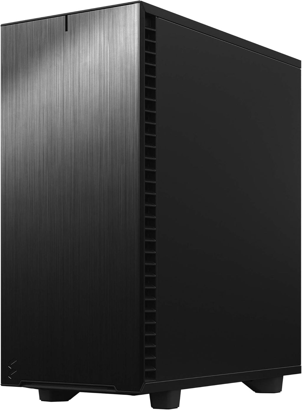 Black Brushed Aluminum/Steel ATX Mid Tower Computer Case H47166