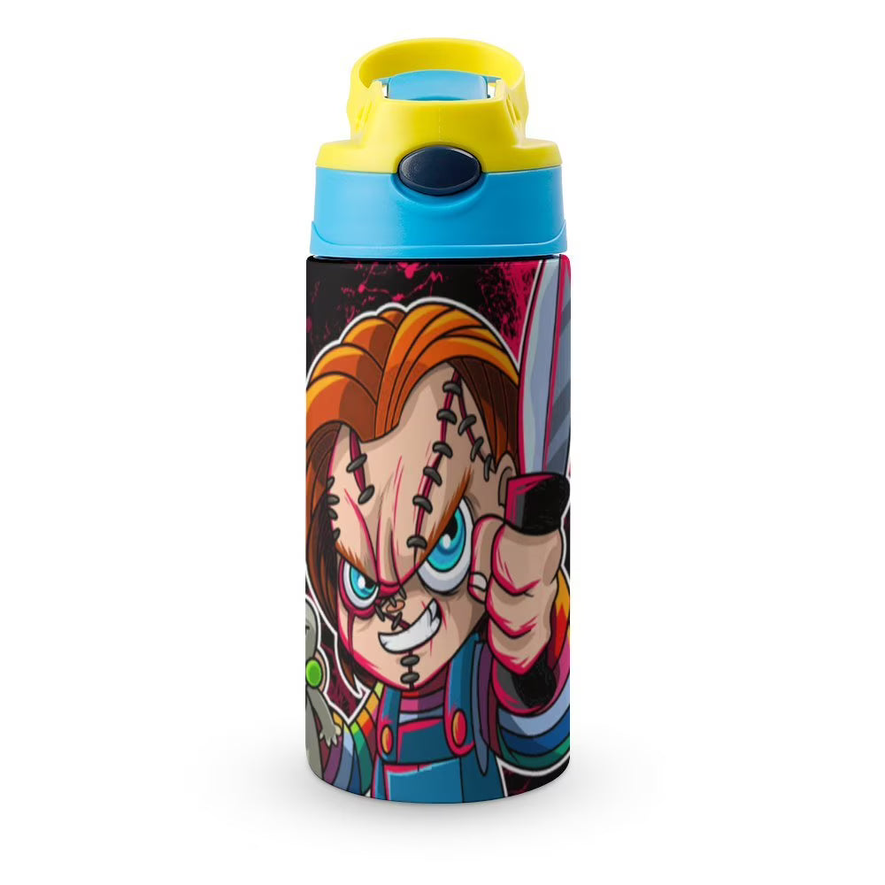 Insulated Stainless Steel Water Bottle with Straw M54299