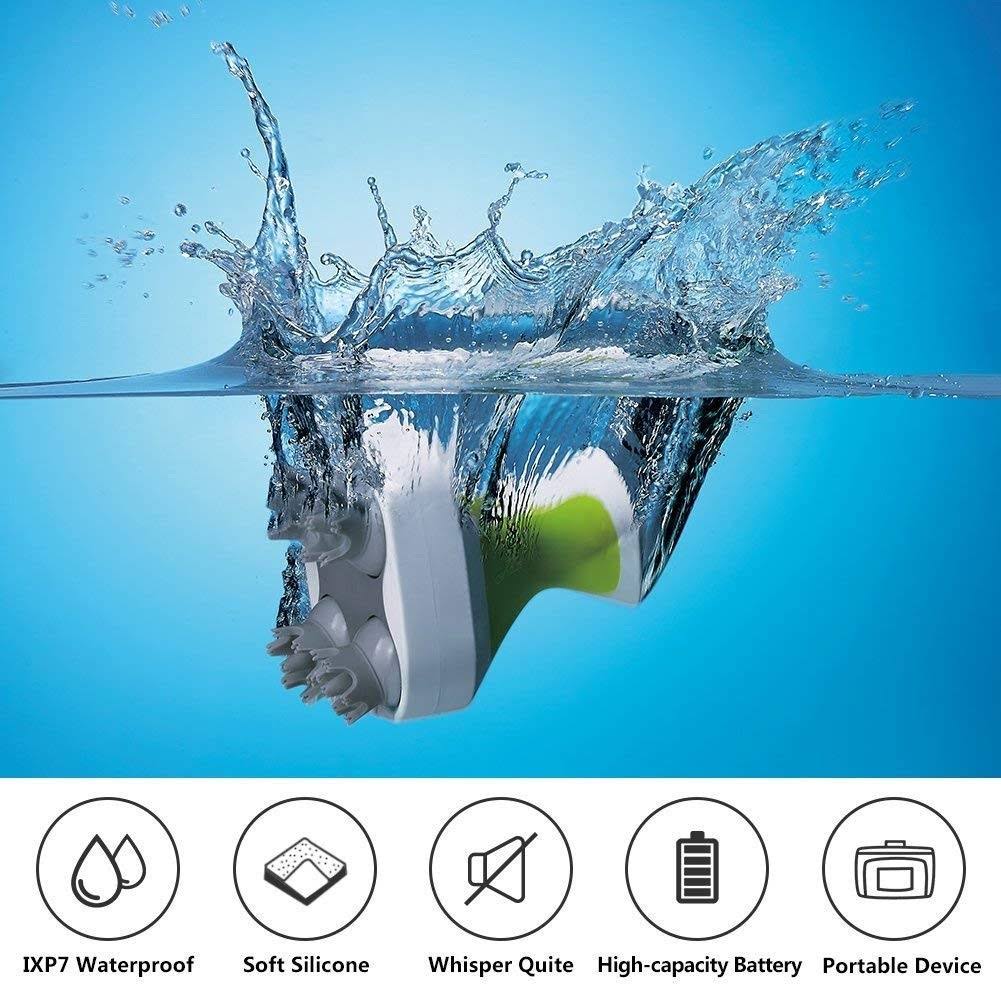 Portable Scalp Head Massager IPX7 Waterproof Rechargeable D107
